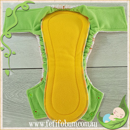 Embroidered Minky Nappy (LARGE) - Let's taco 'bout how cute I am RUFFLE