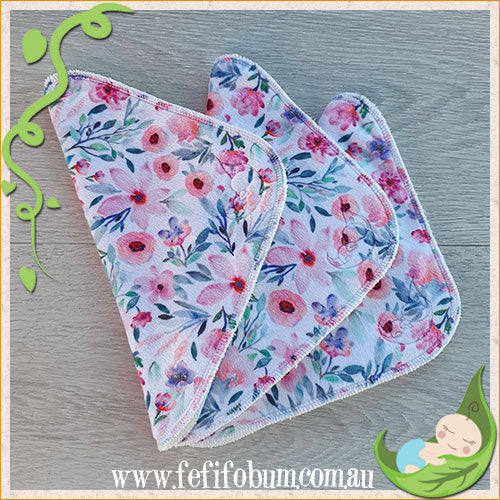 WB05 -Wipes 3 pack - Minky and bamboo double terry